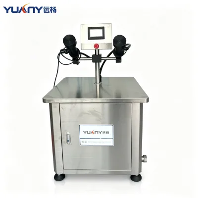 Pneumatic Semi-Automatic Air Bottle Blower and Pump Cleaning Machine for Cosmetic and Perfume Glass Bottles