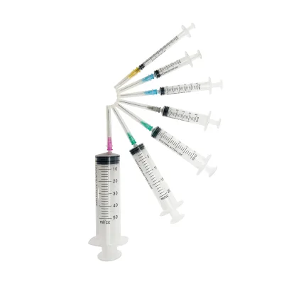 EOS Surgical Instruments' Disposable PVC/PE/Polmer/PP Material Syringes 1ml-50ml Disinfecting Basis Medical Consumables