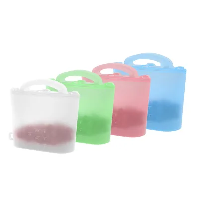 Silicone Food Storage Bag Household Food Microwave Oven Freezer Packaging Bag