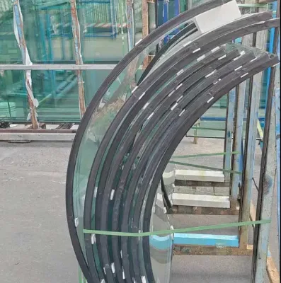 Irregular Curved Glass Solid Structure Flat Bathroom Staircase Exterior Hotel Greenhouse Industrial Solar Decoration