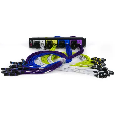 Audio Splitter 4*12Channels Microphone Speaker Audio 37P 54P 85P 3Way 2Way ISO Panel Split Box