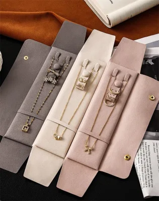 Custom Small Jewelry Pouch Bag Luxury Multi-functional Portable Earring Ring Jewelry Container Bag