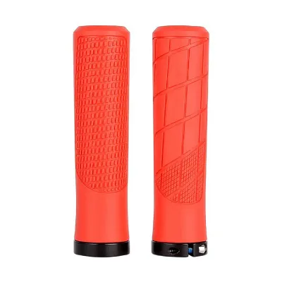 Mountainous Bicycle Handlebars With Locked Rubber Handlebars and Hard Plastic Anti Slip and Shock Absorbing Bicycle Accessories