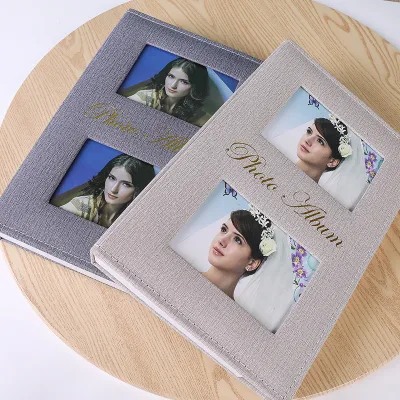 Album Fotos Photo  Box Mini Funny Album Creative Gift PU Leather Photo Album