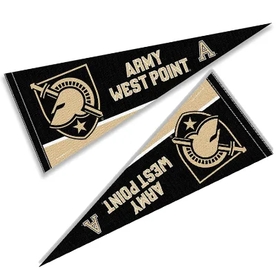 Custom Printable 16x24" 12x30" Single Double Sided Waving Triangle Flags Sports Team College Football Felt Pennant Flag Banner