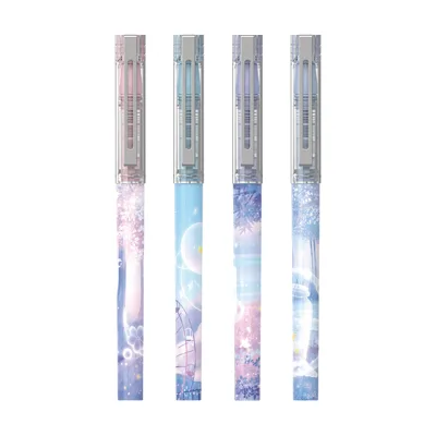 Free Flowing Liquid Ink Roller Ball Pen for Smooth Writing, Premium Black Ink Pens for School