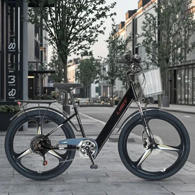 Direct From Manufacturer Family 26 Inch Fat Tire City Electric Bicycle With 48v Lithium Battery Steel Frame