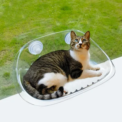 Factory Wholesale Suction Cup Hanging Cat Window Hammock As Cat Hammock Transparent Summer Pet Hammock