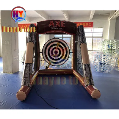 Axe Throwing Game Inflatable Sport Game Outdoor Funny Sticky Throwing Target
