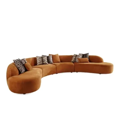 Modern Style Modular Sofa Salon Fabric fox Type Living Room Sofa Corner Sofa Home Furniture Set