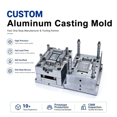 Professional Aluminum Die Casting Mold Making Service High Pressure Die Cast Tool for Household Hardware Auto Spare Parts