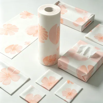 Floral Printed NonWoven Fabric PP Spunbond Fabric For Household Disposable Table Cover & Packaging