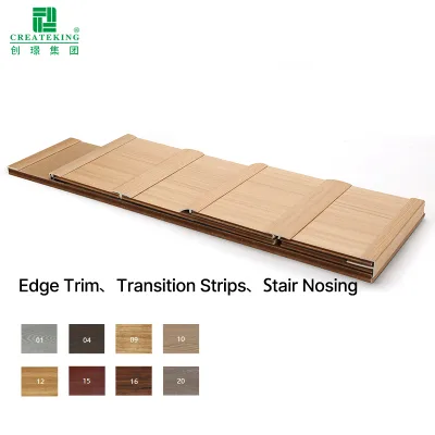 One-Stop Interior Solution Flooring WPC Wall Panel PVC & Skirting Board & Transition Strips & Ege Trim Sample