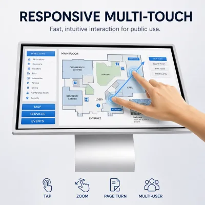 SeeTouch Custom Interactive Kiosk Manufacturer for Public Information and Wayfinding Systems