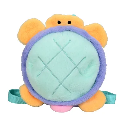 New Cartoon Plush Toy Bag Featuring Marine Animals, Including a Small Turtle Backpack for Both Shoulders