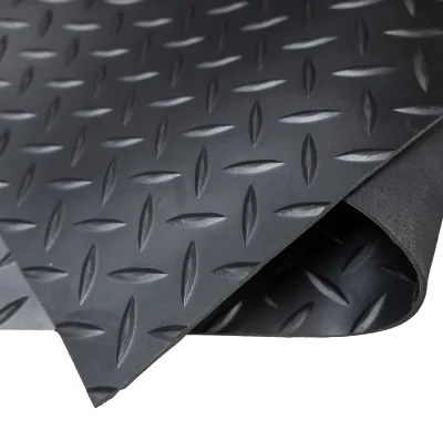 Good Quality Best Price Anti-slip Diamond Checker Rubber Mat Rubber Flooring
