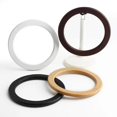 Wholesale 14cm Wooden Bag Handles, Round Top Purse Handles for DIY Handbag Making Accessories Replacement