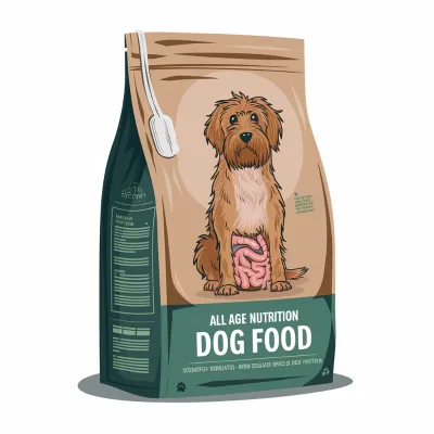 Pet Food Packaging Large Capacity 8-Sided Seal Gusseted Durable Stand-Up Pouch for Pet