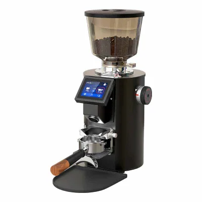 Weighing Quantitative 64mm Titanium-Plated Burr Coffee Grinder Commercial Coffee Grinder Scale Machine Powder Output