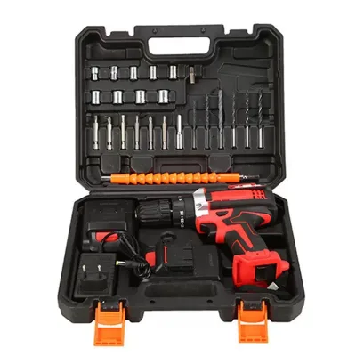 High Quality Handheld Electric Drill Lithium-Ion Battery Rechargeable 21V 60Nm Max Torque DIY/Professional Grade Household