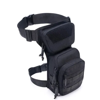 Trendy Tactical Drop Leg Pouch Bag Utility Pack for Outdoor Motorcycle Cycling