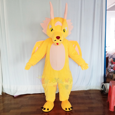 Enjoyment CE Dragon Cartoon Mascot Costume Chinese New Year Mascot Cartoon Walking Marine Animal Mascot Costume for Sale
