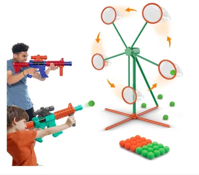 Outdoor Toys Games Targets Shooting Games Setup Movings Targets Shooting Spring Air Toy Guns & Foam Balls Soft Bullet Guns