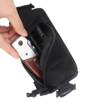 Outdoor EDC Tactical Utility Backpack with Molle Attachment Portable Coin Purse Card Holder Shoulder Strap Water Safety Product