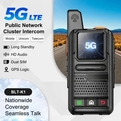 Walkie Talkie POC Radio Portable Small Walkie Talkie Long Range Radios of Communication POC Network Radio Intercom Device