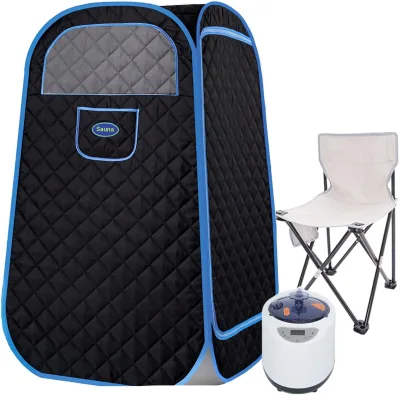 Portable Steam Sauna,Portable Steam Sauna Tent,Personal Sauna Tent for Relaxation & Spa at Home Remote Comes