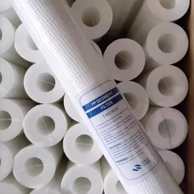 Wholewater Filters Industrial 2.5''20 Inch PP Water Filter Cartridge 1 Micron High Dirt Holding Capacity