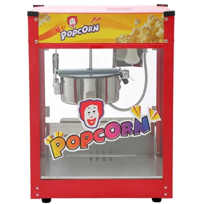 Prince JTP-6A 8 OZ Commercial Popcorn Maker Machine with High Output & Easy Clean Features