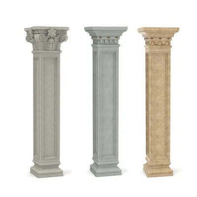 Durability square House Using Vertical Building Materials Mouldings Column Molds and Roman Pillar for Sale