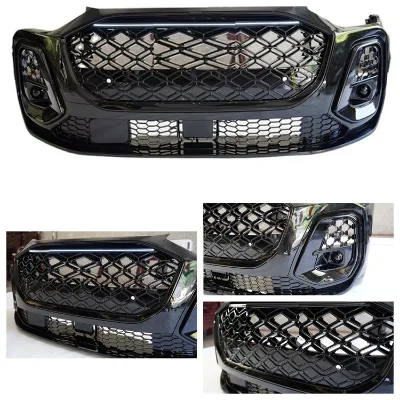 Plastic Bodykit 2021-2025 Q5 Front Bumper Glowing Grille Upgrade-New Plastic Condition 2026 Q5 Front Bumper