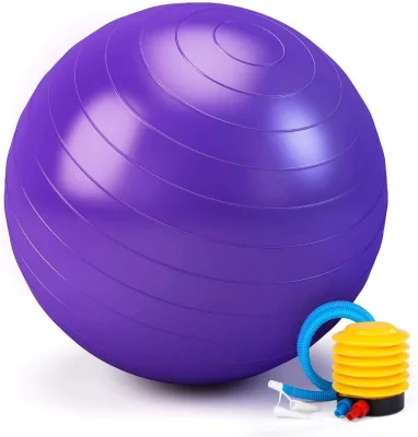 Yoga Ball Pregnancy Exercise Ball for Working Out 5 Sizes Fitness Pilates Balance Gym Ball Swiss for Physical Therapy Stability