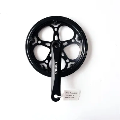 Bicycle Crankset 170mm 48/52t Crankset With Plastic Protection Alloy Fatbike Crankset