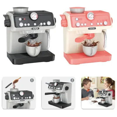 Housing Play Game Simulation B/O Pretend Play House Toys, Light and Musical Operation Water Coffee Machine Toy