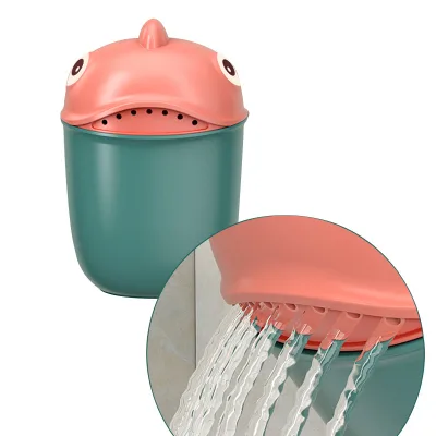 Baby Bath Cup Wash Hair Cup Baby Shower Cups with Handle Baby Bath for Eyes and Ears Protection Bathroom Accessories for Kids