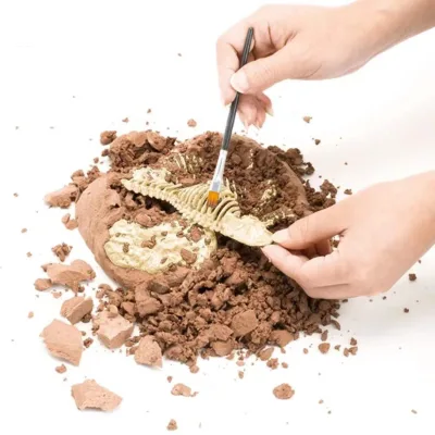 Dinosaur Toys Interactive Archaeological Dinosaur Bones Dig and Discover T-rex Excavation Kit fossil Games for Child