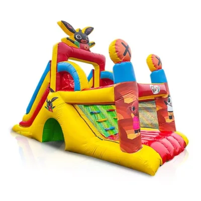 2026 new inflatable slide set for Nafukowatz Ski Resort The Bingen set is available for sale at wholesale price