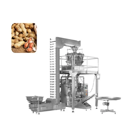 Efficient 8-Station Rotary Pouch Packing Line Auto Seal Packer for Powder Liquid Food Black Fungus Shiitake Mushroom