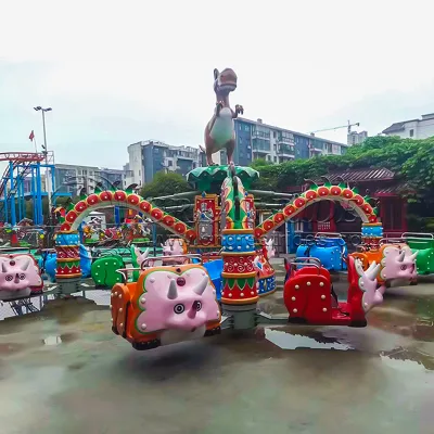 China Supplier Thrilling Amusement Park Equipment Jurassic Big Dinosaur Rides for Sale