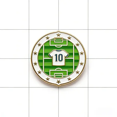 High Quality Pins Metal Logo Football 2026 World Tournament Zinc Alloy Football Soccer Enamel Pin for Fans Souvenirs