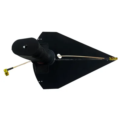 HTOOL SL10 Mini Log Periodic Antenna 50KHz-3GHz 7dB Gain 50W Wideband RF EMC Test Antenna SMA Connector