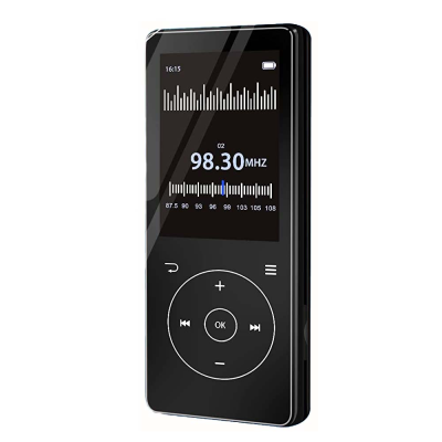 Compact MP3 Player with Built-in Speaker and 32GB Memory for Travel & Workouts
