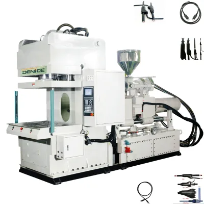 Plug USB Cable Coil Making Machine/ Plug Making Injection Molding Machine