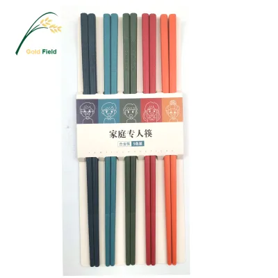 Best Popular Dishwasher Safe  New Glassfiber Color Chopsticks for Family