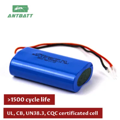 Lithium-ion 18650 Battery pack 3.6V 5200mAh