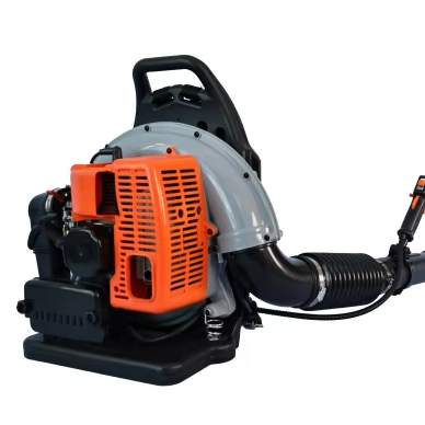 Heavy Duty Gas Powered Backpack Leaf Blower Ergonomic Shoulder Strap Petrol Air Blower for Orchard Debris Removal
