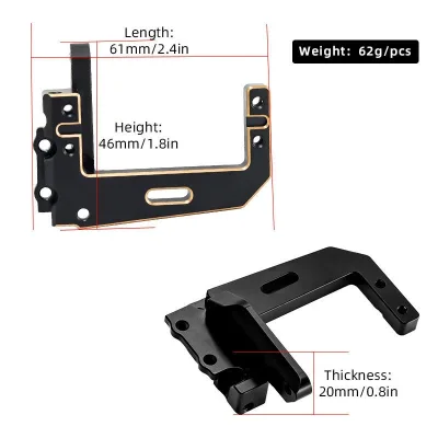 eParthub VP H10 OPTIC Bridge Servo Mount Brass Servo Mount Vanquish Phoenix D257
